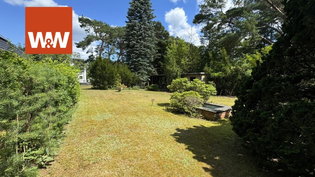 Immobilienangebot - Zernsdorf - Alle - Baugrundstück im Speckgürtel von Berlin-Nähe Zernsdorfer Lankensees inkl. kleiner Wasserparzelle