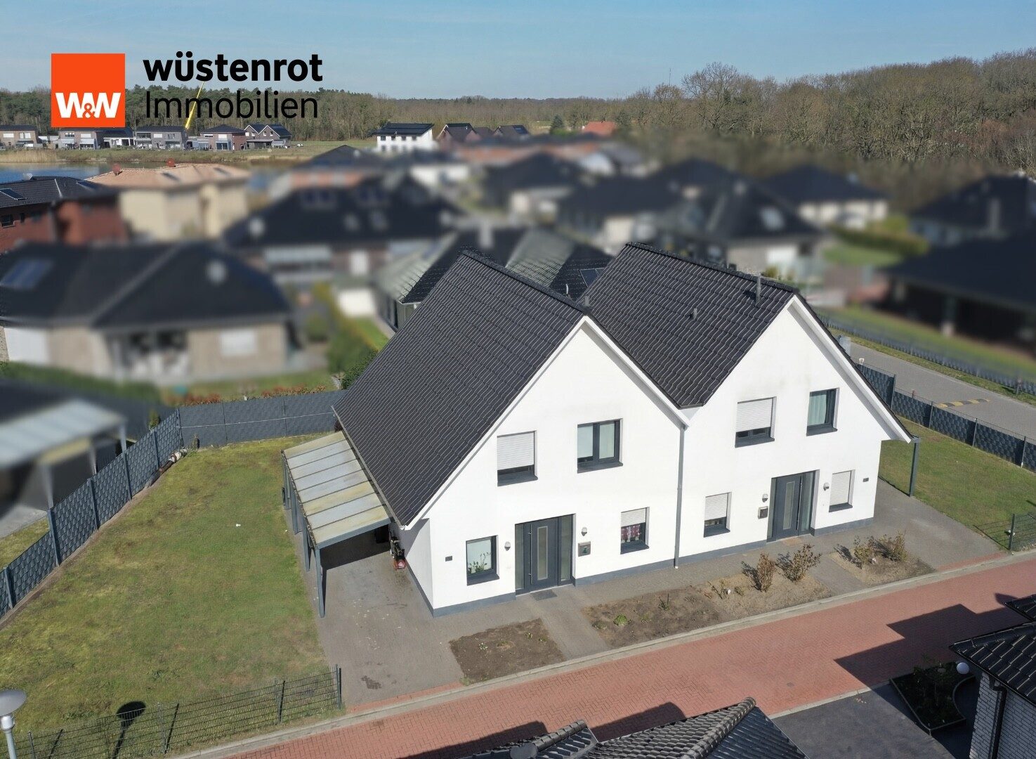 Immobilienangebot - Herzlake - Alle - Vermietete Doppelhaushälfte in Seenähe!
