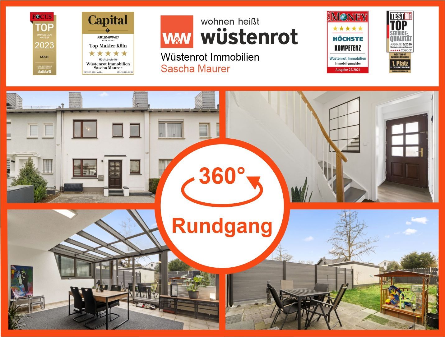 Immobilienangebot - Leichlingen - Alle - VERKAUFT: Mit 3D u. Video: Charmantes Reihenmittelhaus - ideal für Familien - in einer ruhigen Gegend gelegen!