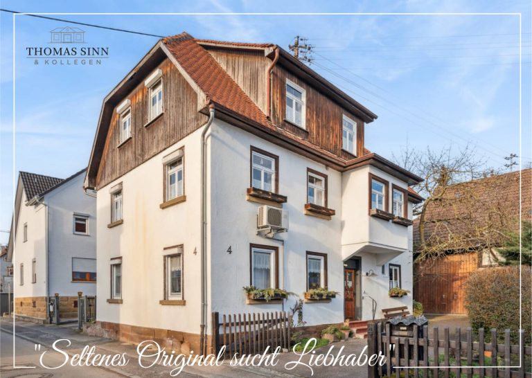 Immobilienangebot - Heilbronn - Alle - HISTORISCHES GEBÄUDE AUS DEN 30er JAHREN MIT WUNDERBARER SCHEUNE - SOFORT FREI !