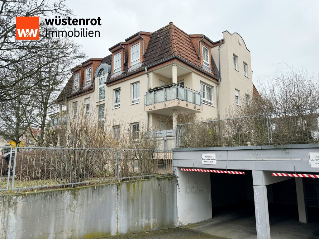 Immobilienangebot - Markranstädt - Alle - Schöne Wohnung in zentraler Lage von Makranstädt am Rand von Leipzig - mit Balkon und Tiefgarage