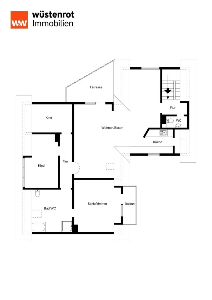 Immobilienangebot - Eisenberg - Alle - +++EISENBERG: 4 ZIMMER DACHGESCHOSSWOHNUNG MIT BALKON UND GARTENANTEIL+++
