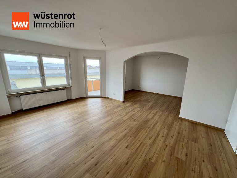Immobilienangebot - Bamberg - Alle - Erstbezug nach Renovierung: 
Moderne 3,5-Zimmer-Wohnung mit Balkon in zentrumsnaher Lage in Bamberg-Ost
