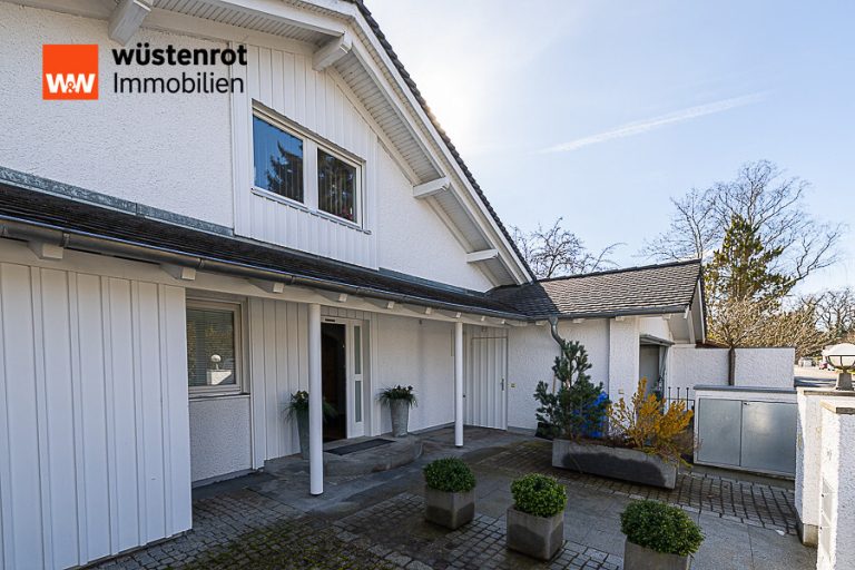 Immobilienangebot - Fürstenfeldbruck - Alle - Traum Mehrgenerationenhaus, 1100 m² Grund in FFB-Alt-Buchenau, 2 sep. Wohneinheiten. Blick zum Wald