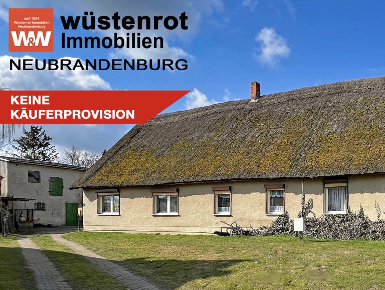 Immobilienangebot - Medow - Alle - PLATZ FÜR MENSCH UND TIER: WOHNHAUS MIT GROSSEM GRUNDSÜCK UND STALL, AUCH FÜR ZWEI FAMILIEN GEEIGNET