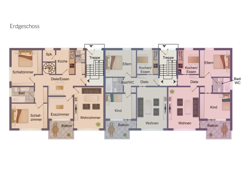 Immobilienangebot - Freising - Alle - Ein bereits aufgeteiltes MFH mit 9 Wohnungen, Tiefgarage, solider Mietrendite