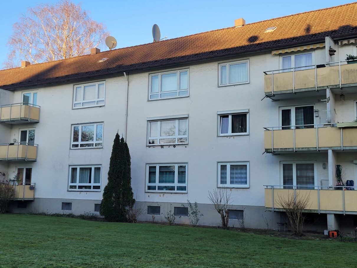 Immobilienangebot - Neumünster / Wittorf - Alle - Gemütliche, helle 3 1/2 Zimmer Wohnung mit Balkon und Fernwärme in zentraler, ruhiger Sackgassenlage