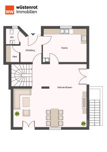 Immobilienangebot - Feuchtwangen - Alle - Reserviert: Feuchtwangen- gepflegtes Reihenendhaus mit großem Grundstück und Garage.