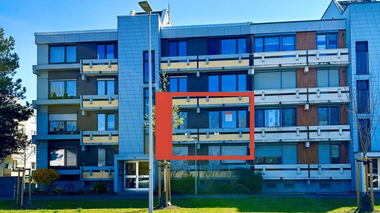 Immobilienangebot - Karlsruhe - Alle - Helle 3-Zimmer Wohnung in ruhiger Lage mit Loggia und Tiefgarage