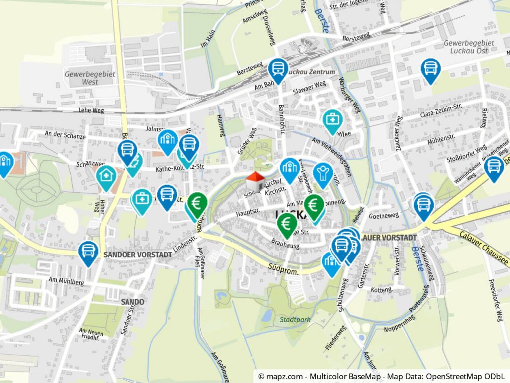 Immobilienangebot - Luckau - Alle - Einmalige Gelegenheit in bester Lage: Stadthäuser mit Innenhof, Werkstatt & Ausbaumöglichkeit am Park