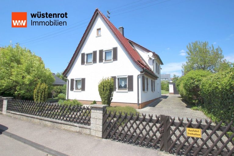Immobilienangebot - Giengen - Alle - Charmantes Einfamilienhaus mit großem Potenzial und weitläufigem Garten in Giengen - Burgberg