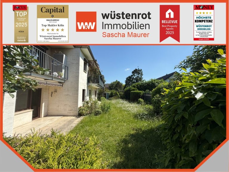 Immobilienangebot - Bergheim - Alle - mit 3D: Erdgeschosswohnung mit großem Garten zur alleinigen Nutzung.