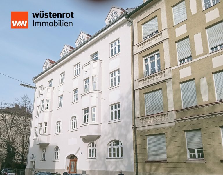 Immobilienangebot - München / Pasing - Alle - Sonnige Jugendstilwohnung mit super Raumaufteilung für Selbstnutzer,derzeit vermietet. Balkon, 92 m²