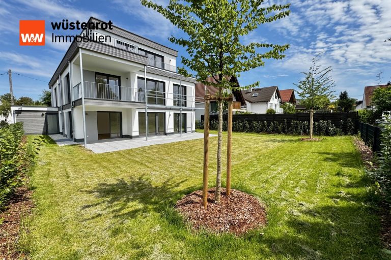 Immobilienangebot - München - Alle - Erdgeschoss-Oase -  Innovativer Neubau mit überzeugendem energetischen Konzept und großem Süd-Garten