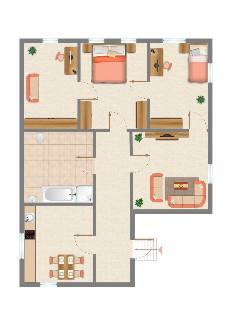 Immobilienangebot - Hermeskeil - Alle - Hier beginnt Ihr neues Kapitel: 
Renovierte Wohnung inkl. neuer Einbauküche in Hermeskeil Zentrum.
