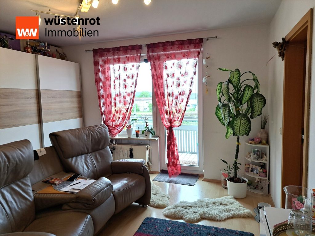 Immobilienangebot - Weilheim - Alle - Helle, gut vermietete 1-Zi.-Whg. mit Balkon
