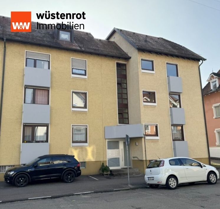 Immobilienangebot - Schwäbisch Gmünd - Alle - Zentrumsnah und doch ruhig wohnen! Gemütliche 2-Zimmer-Wohnung mit Balkon und Stellplatz