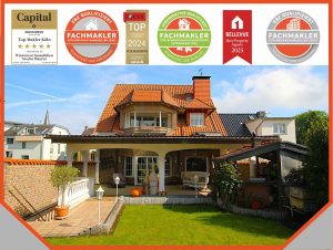 Immobilienangebot - Brühl - Alle - Top gepflegtes, rustikales "Schmuckstück" mit offener Bauweise, ELW, Garage und wunderschönem Garten