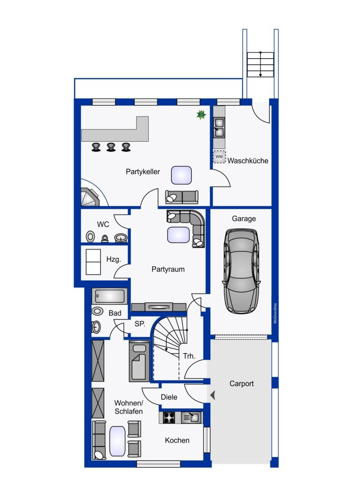 Immobilienangebot - Brühl - Alle - Top gepflegtes, rustikales "Schmuckstück" mit offener Bauweise, ELW, Garage und wunderschönem Garten