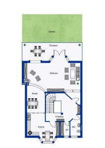 Immobilienangebot - Brühl - Alle - Top gepflegtes, rustikales "Schmuckstück" mit offener Bauweise, ELW, Garage und wunderschönem Garten