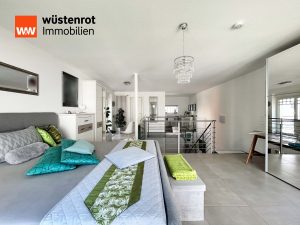 Immobilienangebot - Singen - Alle - SPEKTAKULÄR. Moderne 3 Zimmer auf 80 m².
Mit beeindruckender Galerie. Eigener Balkon
und Terrasse.