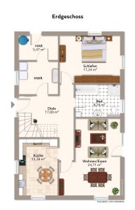 Immobilienangebot - Seedorf - Alle - Gepflegter Wohntraum mit Terrasse, Galerie und Wohlfühlfaktor