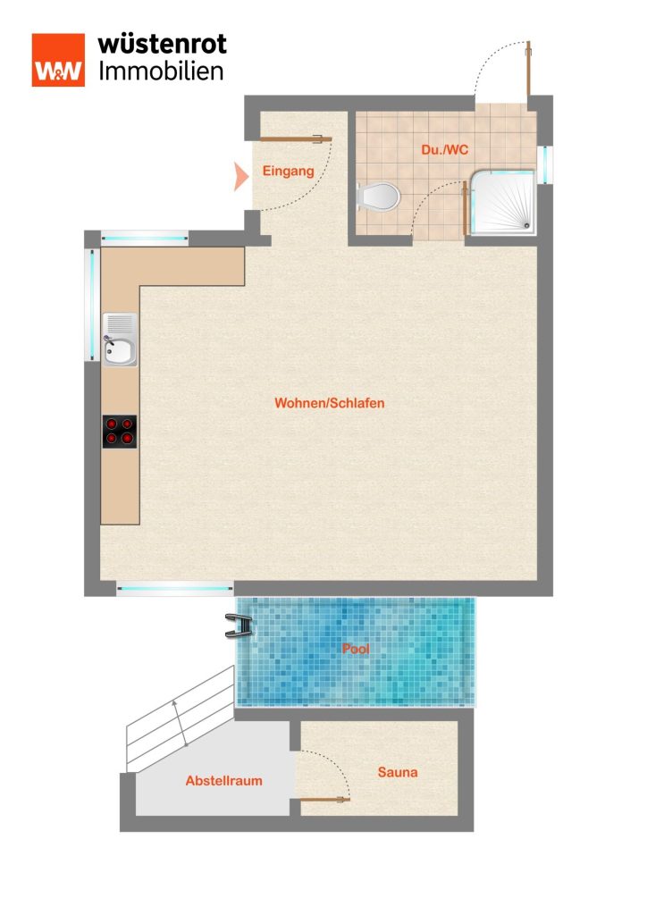 Immobilienangebot - sassenberg - Alle - Gepflegtes Ferienhaus mit Ausbaupotenzial: Pool & Sauna auf Wunsch fertigstellbar