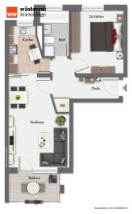 Immobilienangebot - Neu-Ulm - Alle - Wohlfühl-Zuhause mit Sonnenbalkon und Stellplatz!