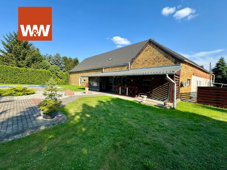 Immobilienangebot - Lutherstadt Wittenberg - Alle - Wohnoase mit Einliegerwohnung und rentablen Einnahmen durch PV-Anlage bei Wittenberg zu verkaufen!