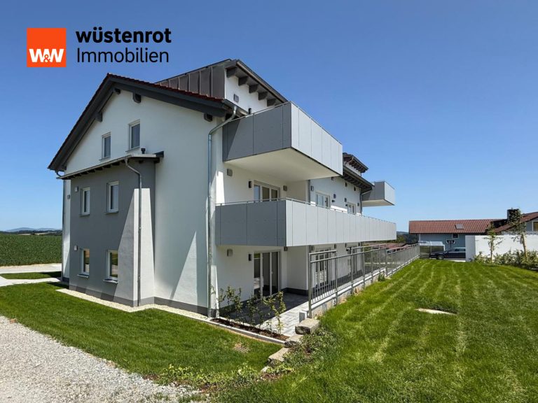 Immobilienangebot - Vilshofen - Alle - MODERN, EFFIZIENT UND KOMFORTABEL:  Traumhafte 3-Zimmer-Erdgeschosswohnung  in VILSHOFEN/ HÖRDT.