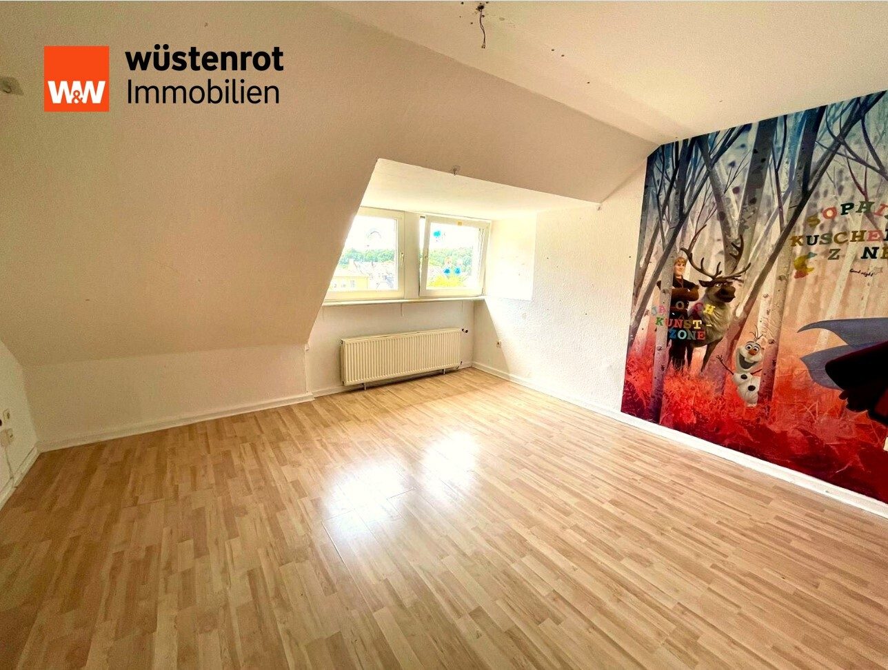 Immobilienangebot - Hagen - Alle - Selbst einziehen oder vermieten? DG-Wohnung mit Balkon in zentrumsnaher Lage von Haspe, sofort frei
