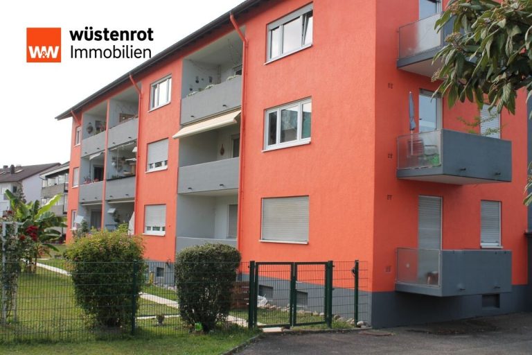 Immobilienangebot - Lörrach / Brombach - Alle - Sehr gepflegte 2-Zimmer-Wohnung mit 2 Balkonen in Lörrach-Brombach