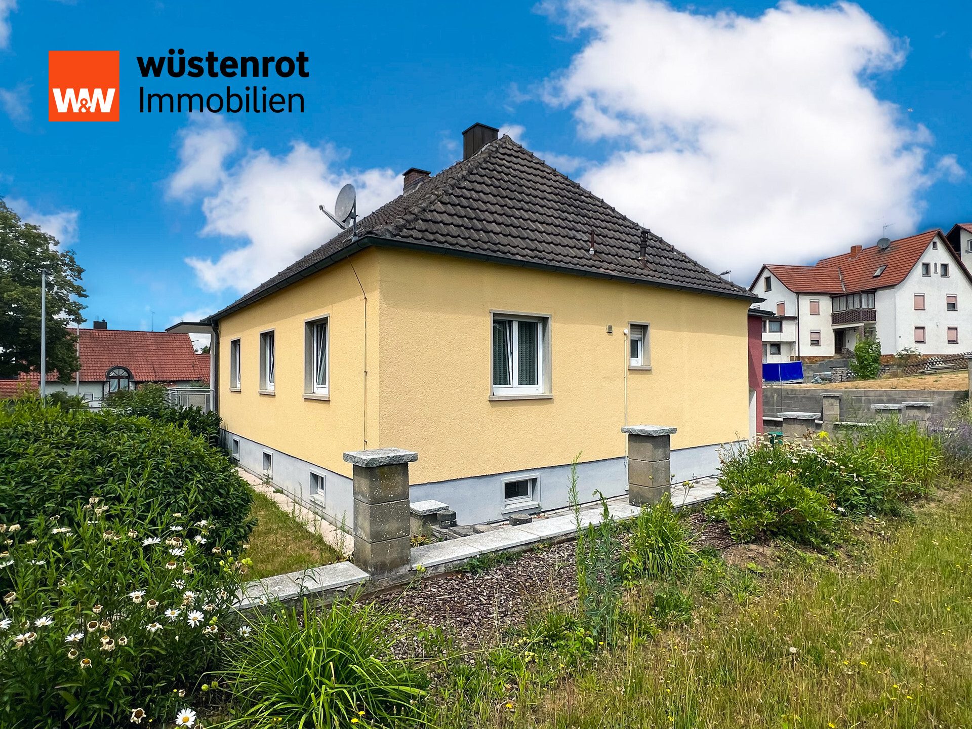 Immobilienangebot - Theres / Untertheres - Alle - Ihr neues Zuhause in Untertheres -  freistehendes Einfamilienhaus solide gebaut, liebevoll gepflegt