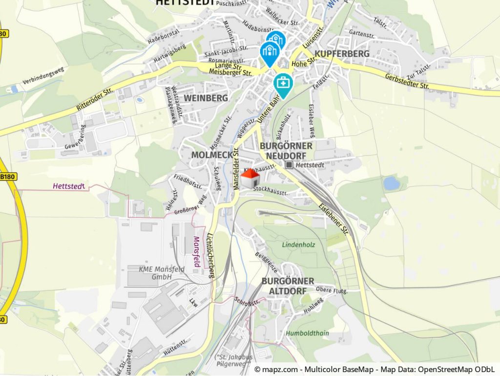 Immobilienangebot - Hettstedt - Alle - Hettstedt-  Genießen Sie die Sonne auf Ihrer Terrasse im Innenhof- Wohnen auf einer Ebene