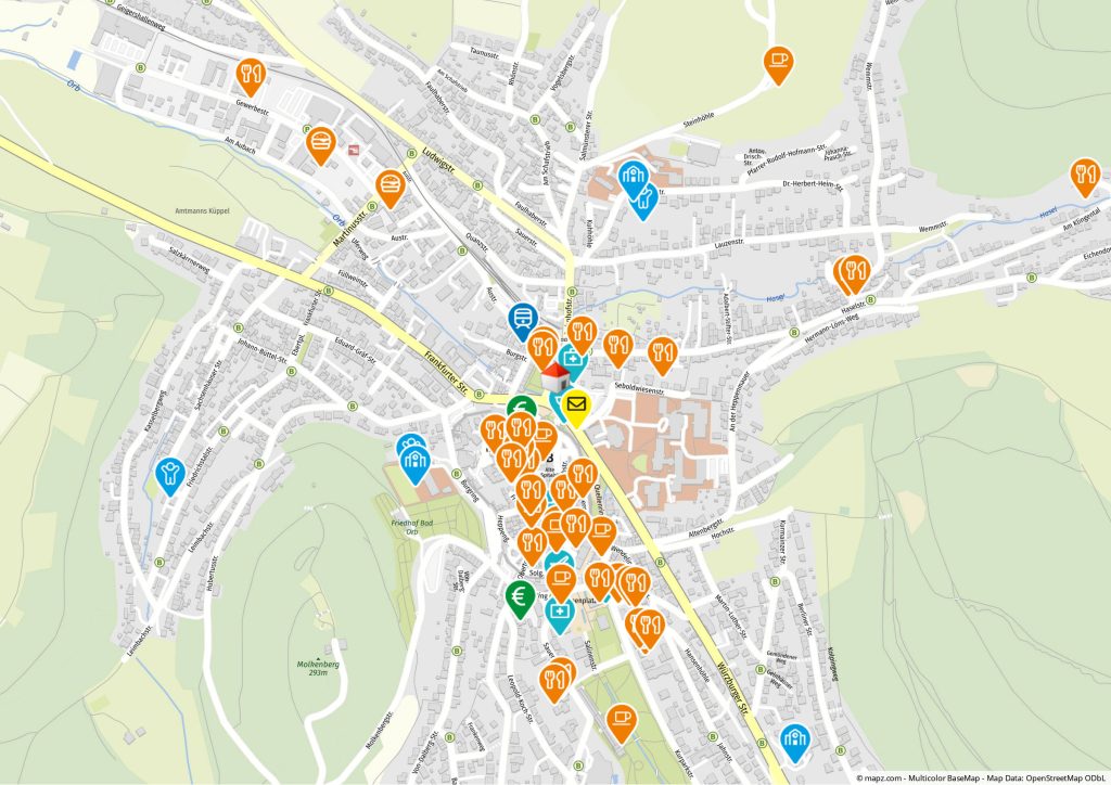 Immobilienangebot - Bad Orb - Alle - Waschen, legen, föhnen, WOHNEN! Bad Orbs Innenstadtmittelpunkt mit drei Einheiten und gut vermietet!