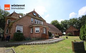 Immobilienangebot - Sulingen / Groß Lessen - Alle - Resthof mit 2 WE, ehemaligen Stallungen, Nebengebäude und Wiese in Groß Lessen zu verkaufen