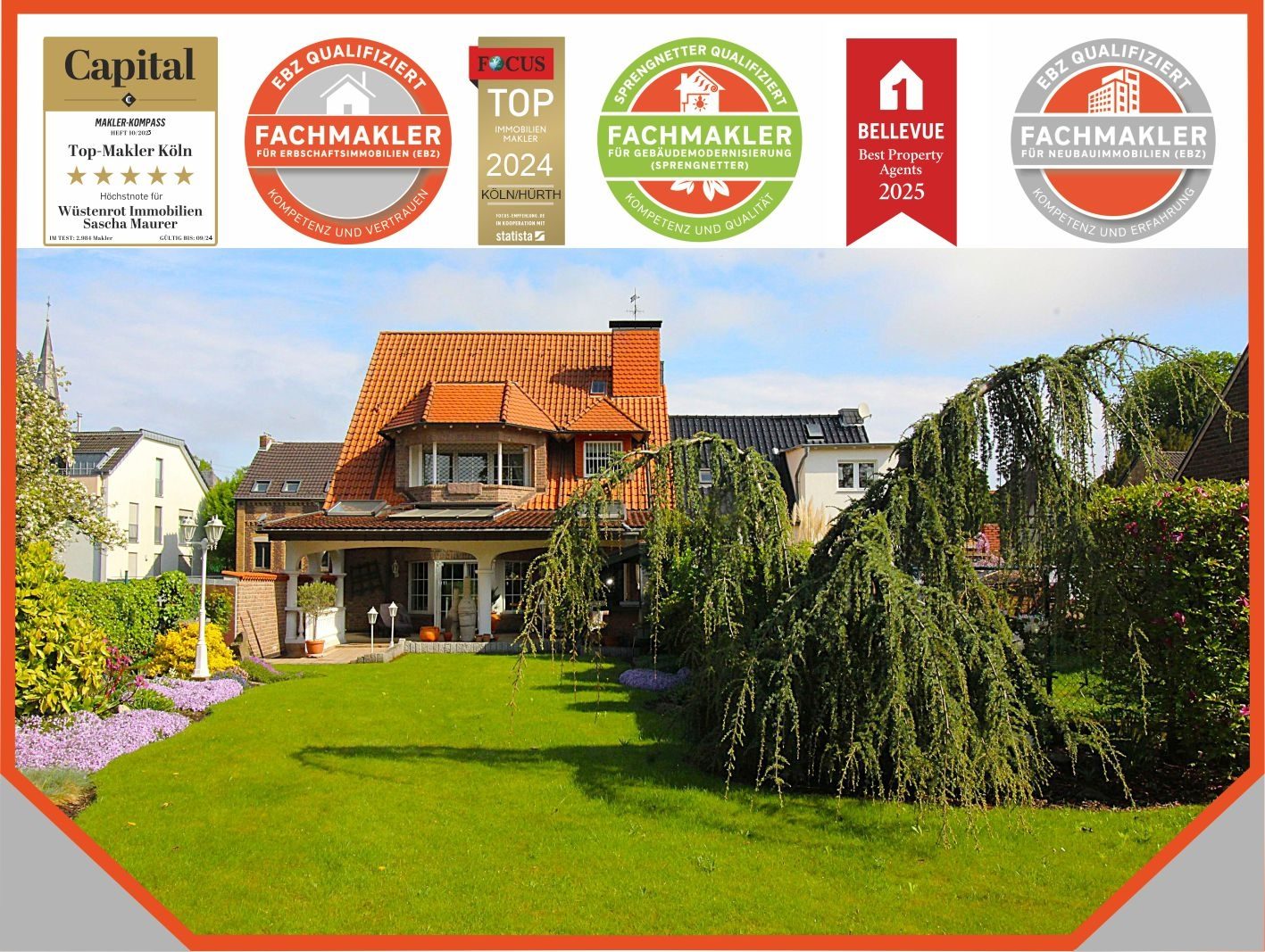 Immobilienangebot - Brühl - Alle - Verkauft: Außergewöhnliches Traumhaus, rustikal, mit offener Bauweise, ELW, Garage und wunderschönem Garten!