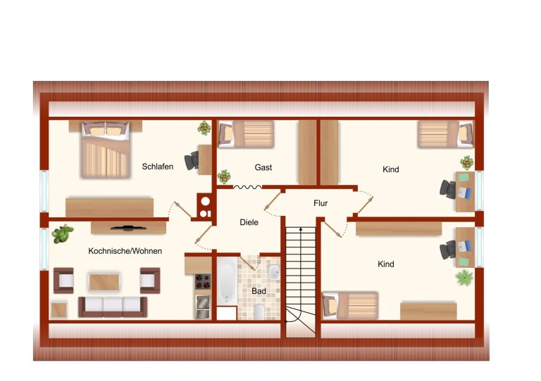 Immobilienangebot - Bielefeld - Alle - VERKAUFT: Mit 3D: Endlich Zuhause! Großzügige Familienidylle - riesen Gartenparadies mit zahlreichen Obstbäumen.