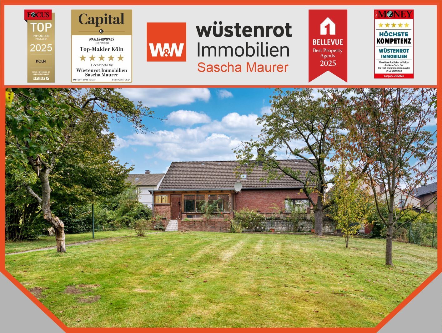 Immobilienangebot - Bielefeld - Alle - VERKAUFT: Mit 3D: Endlich Zuhause! Großzügige Familienidylle - riesen Gartenparadies mit zahlreichen Obstbäumen.