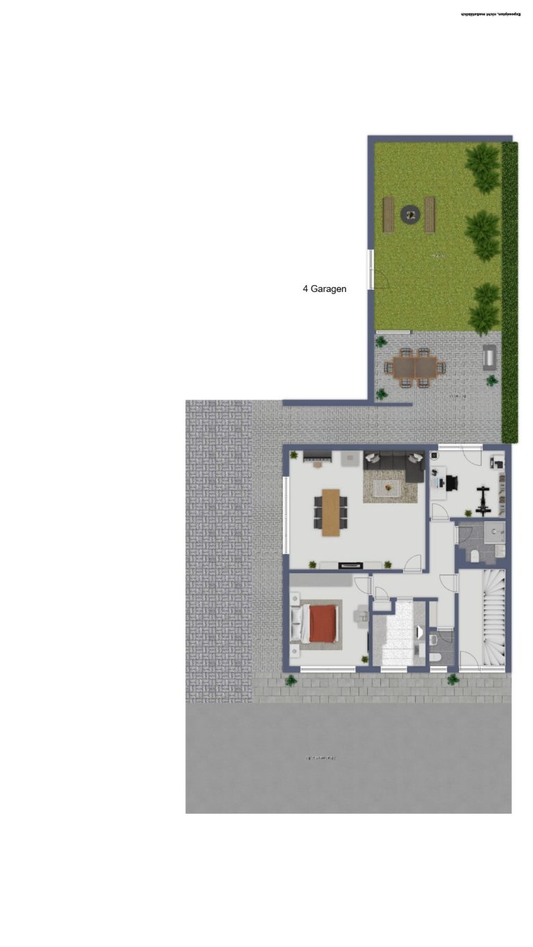 Immobilienangebot - Brühl - Alle - Reserviert: Mit 3D: Mehrfamilienhaus | 4 Einheiten (2 Wg. frei) + 4 Garagen | – Potenzial bis ca. 40.000 € p.a.
