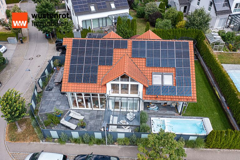 Immobilienangebot - Odelzhausen - Alle - Luxus pur! EFH in Odelzhausen, Traum Garten mit Poolanlage, Baujahr 2008, 642m² Grund
