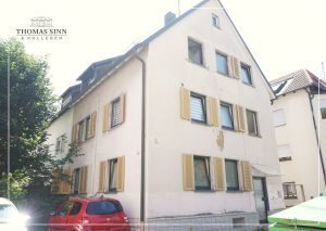 Immobilienangebot - Heilbronn - Alle - 3 -FAMILIENHAUS (VERMIETET)
3 x 2 ZIMMER-WOHNUNGEN
1 WOHNUNG AB 01.11.2025 FREI