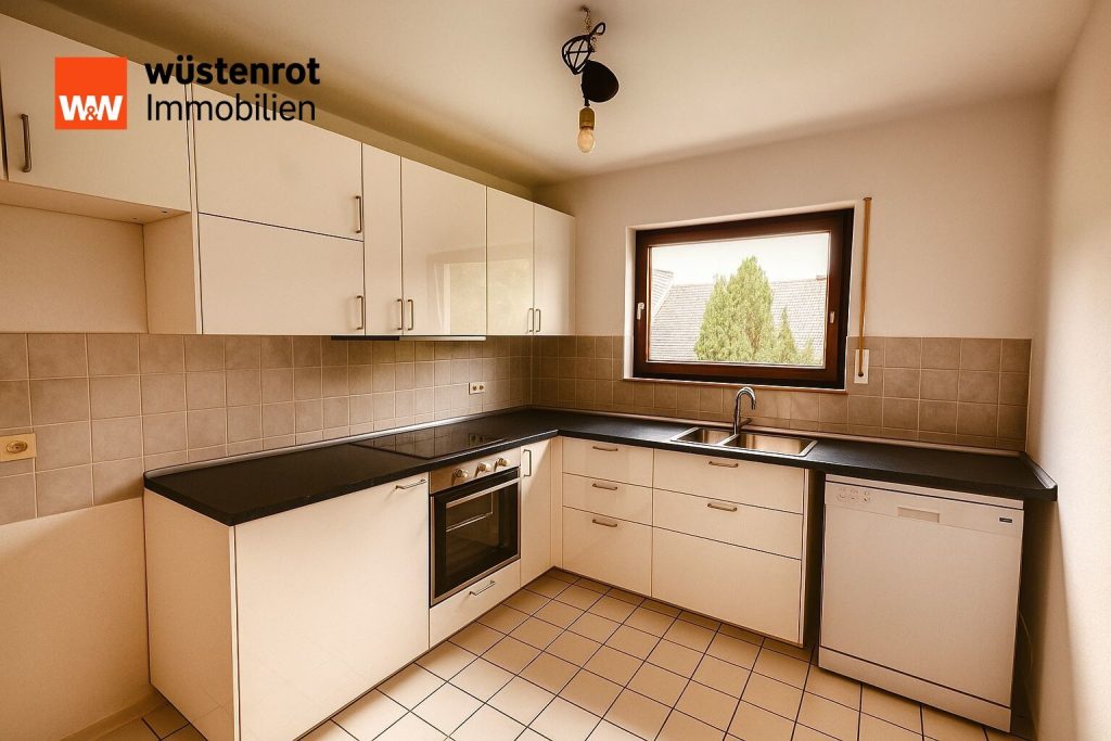 Immobilienangebot - Bad Homburg vor der Höhe - Alle - Familienfreundliche 3-Zimmer-Wohnung mit einem großen Balkon und grünem Ausblick in einer ruhigen Gegend in Bad Hamburg