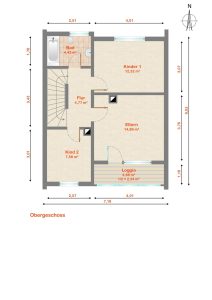 Immobilienangebot - Nürnberg - Alle - Reiheneckhaus in Nürnberg-Ziegelstein
Gemütlichkeit fürs Lebensglück