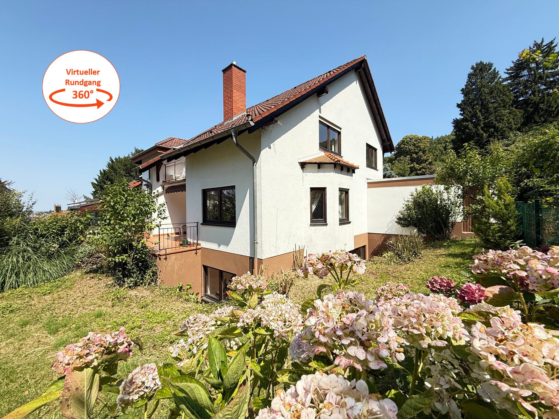 Immobilienangebot - Weinheim - Alle - Naturnah und zentral, Doppelhaushälfte mit kleiner Einliegerwohnung in beliebter Lage von Weinheim