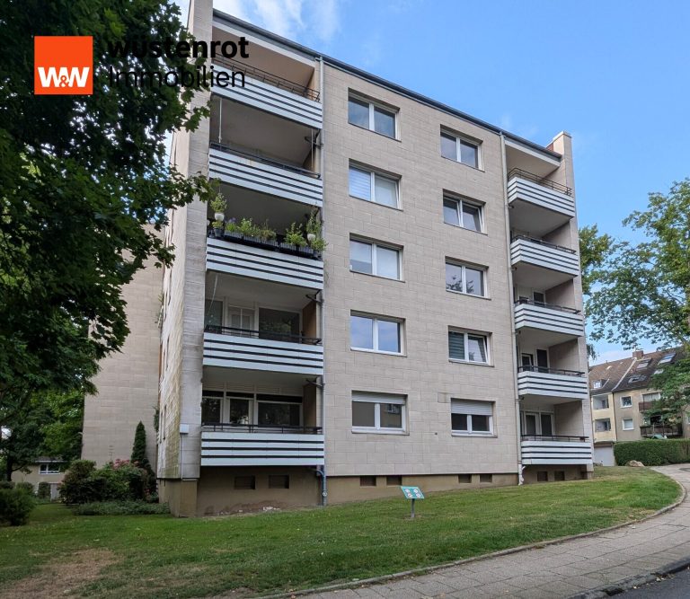 Immobilienangebot - Essen / Holsterhausen - Alle - „Holsterhausen: Gepflegte 2,5-Zi.-Wohnung mit Balkon & Garage – bezugsfrei!“