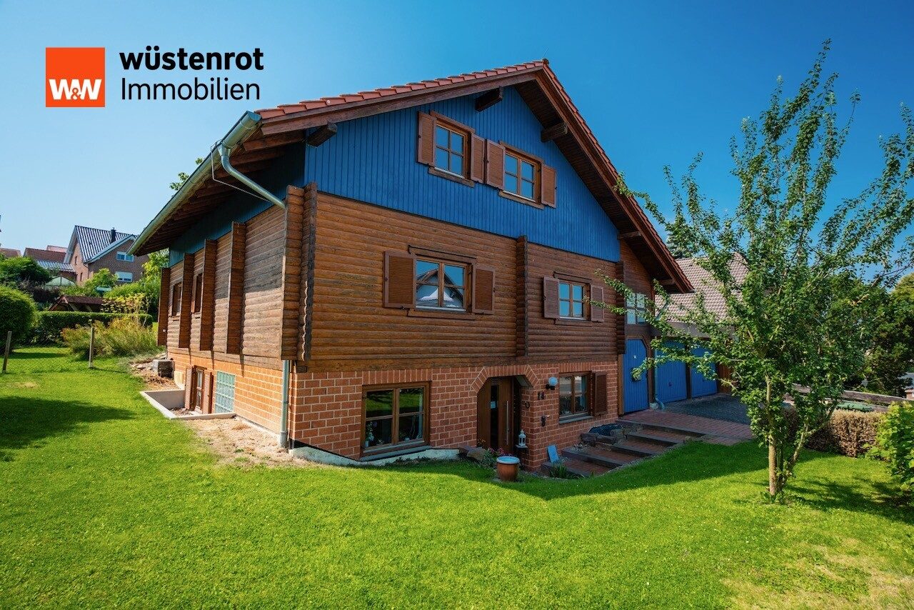 Immobilienangebot - Nieste - Alle - +++ Wunderschönes und einzigartiges Blockhaus mit 2 Garagen auf ruhigem Südgrundstück +++