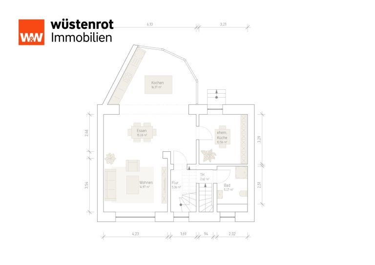 Immobilienangebot - Wiesloch - Alle - "Charmantes Reihenmittelhaus" mit Wintergarten und schönem Außenbereich in Alt-Wiesloch