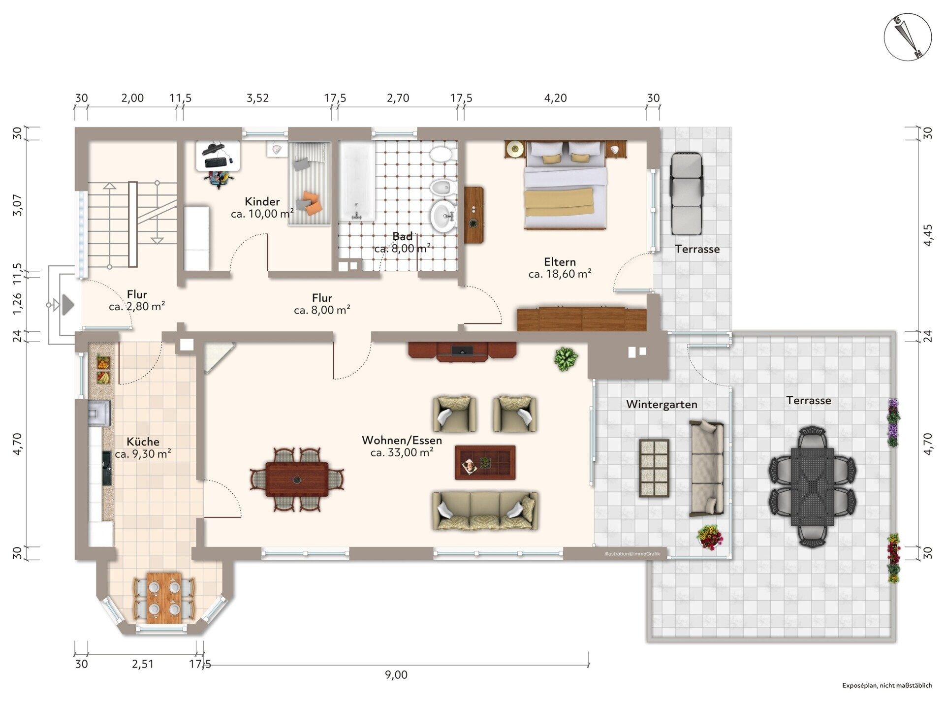 Immobilienangebot - Merzig - Alle - Mehrgenerationenhaus mit Einliegerwohnung und großem Grundstück in ruhiger Lage!