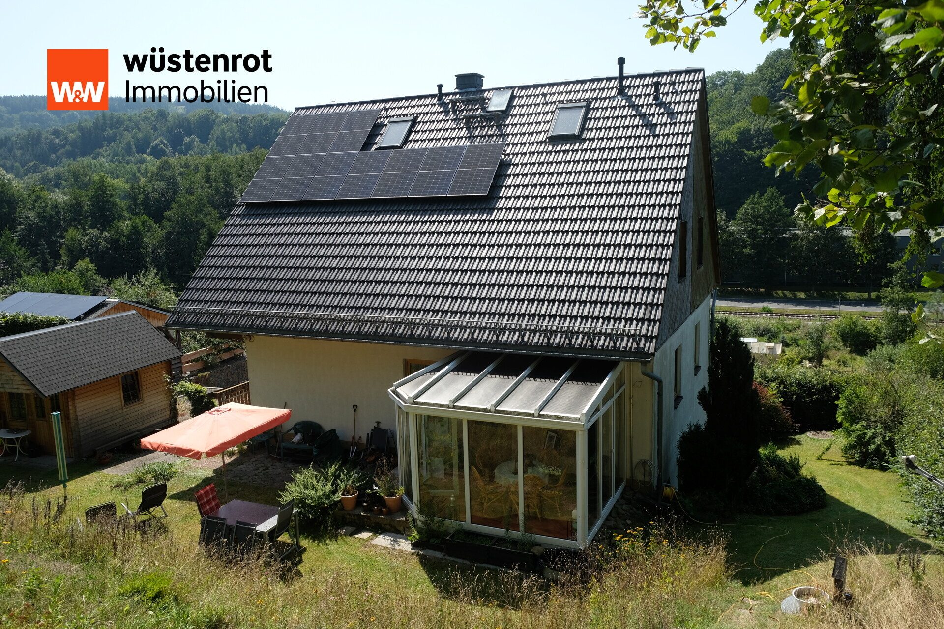 Immobilienangebot - Altenberg / Bärenstein - Alle - Wunderschönes Einfamilienhaus mit Einliegerwohnung, Schlossblick & großem Grundstück